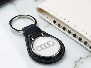 Audi Leder Schlüsselbeutel Kraft Glanz Top Stil